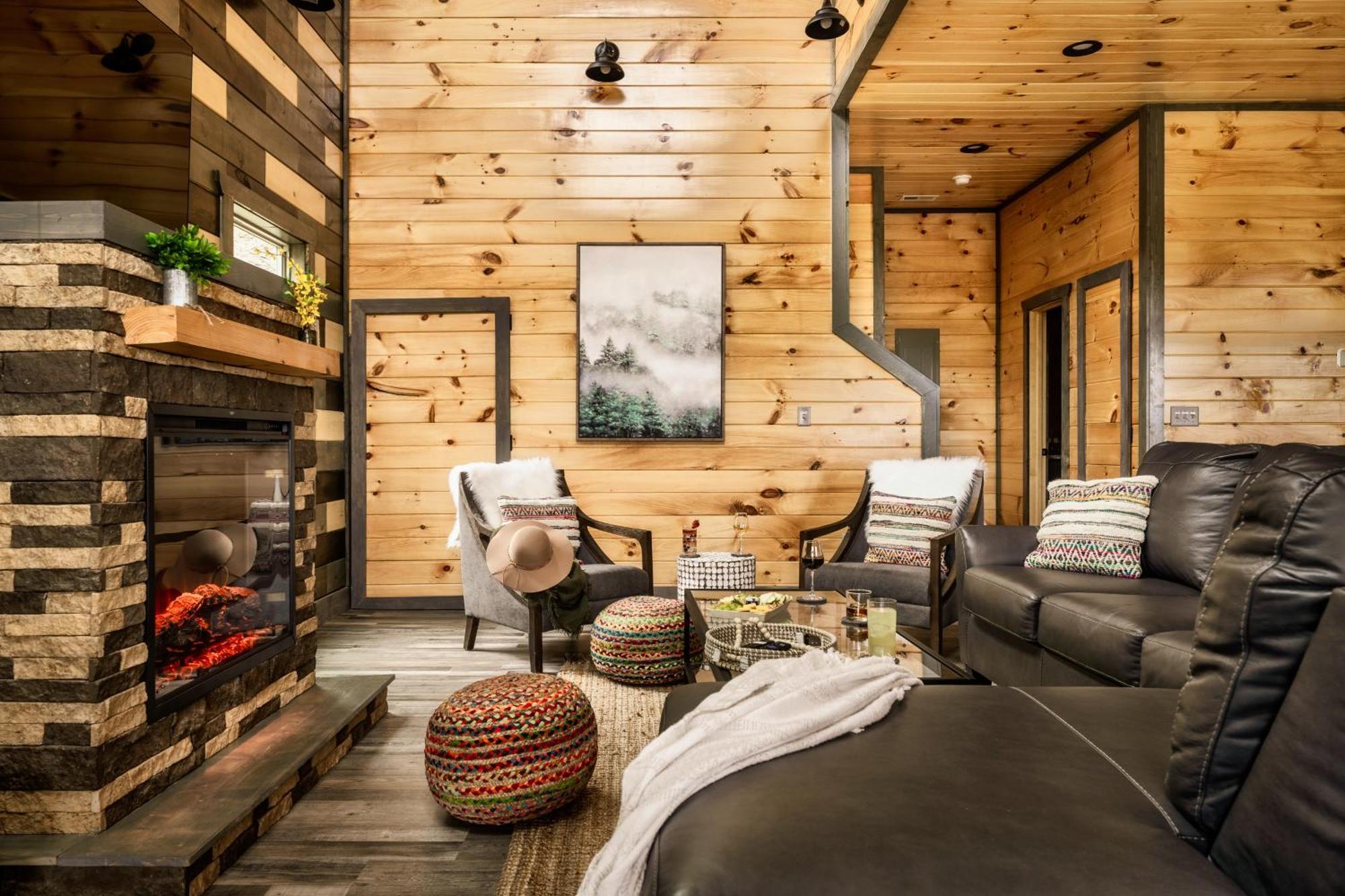 Mountainscape - Brand New Cabin W Views - Hottub - Firetable - Ps5 - Pooltable - 3 Pools Гатлинбург Экстерьер фото