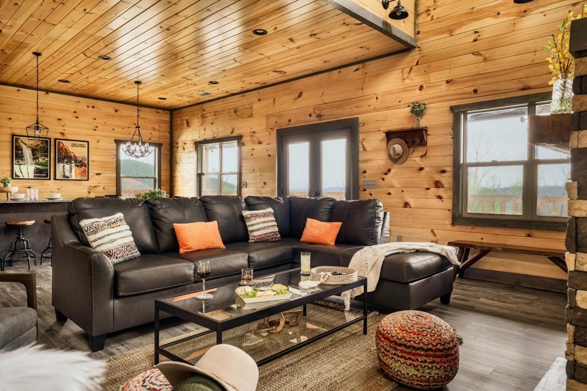 Mountainscape - Brand New Cabin W Views - Hottub - Firetable - Ps5 - Pooltable - 3 Pools Гатлинбург Экстерьер фото