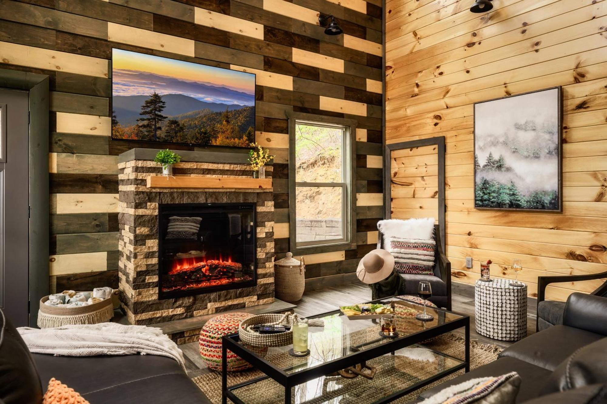 Mountainscape - Brand New Cabin W Views - Hottub - Firetable - Ps5 - Pooltable - 3 Pools Гатлинбург Экстерьер фото